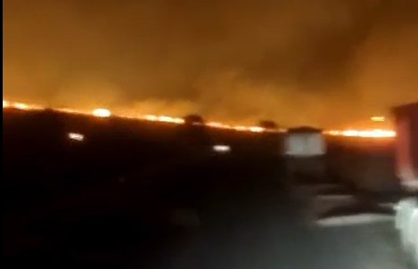 יותר מ-20 שעות של שריפות ענק בצפון