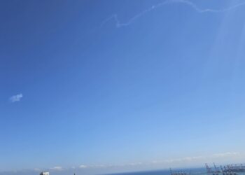 צפו: אזעקה ויירוט מל”ט מעל שמי חיפה