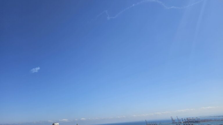 צפו: אזעקה ויירוט מל"ט מעל שמי חיפה