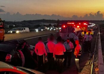 בחור ישיבה נהרג כשהתנגש בגדר מלחץ האזעקה