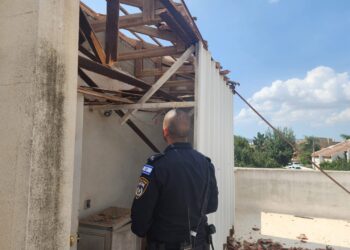 פגיעה ישירה בבית בגבעת אבני שבאזור טבריה