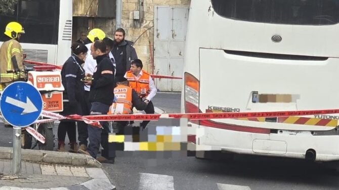 ירושלים: בת 8 נהרגה כתוצאה מפגיעת אוטובוס