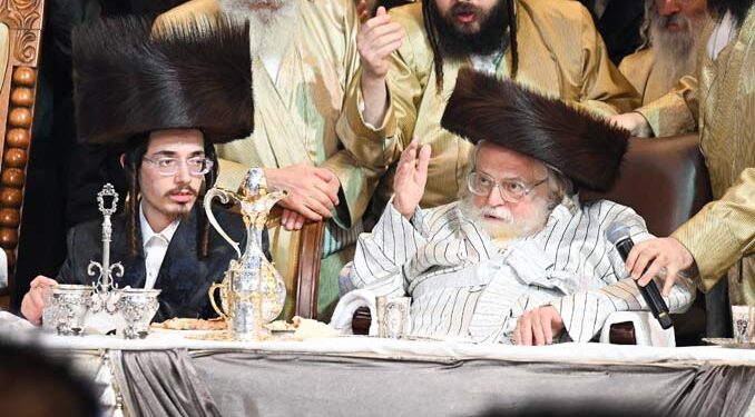 שמחת הנישואין לנכדת האדמו”ר מתולדות אברהם יצחק