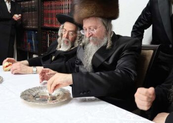 זאת חנוכה בחצר הקודש סאווראן