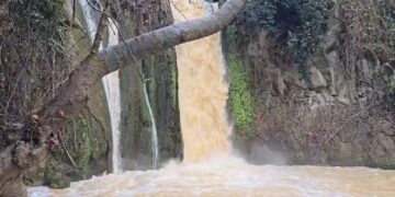 מה רבו: צפו בזרימה החזקה הבוקר בבניאס