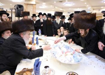 שמחת פדיון הבן לנין אדמו”ר מלעלוב ירושלים