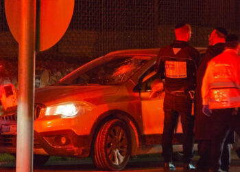 נזק לרכבים ונפגע חרדה מיידוי אבנים ליד ביתר עילית