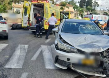 קריית אתא: תוך חצי שעה שתי תאונות קשות עם אופנוע