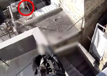 צפו: המחבל ניסה לברוח בקסבה בשכם נורה ונעצר