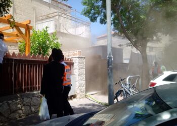 ביתר עילית: שריפה בבית – ב”ה אין נפגעים