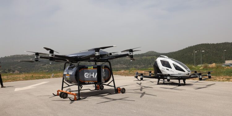 מוניות אוויר? שליחוית ברחפן? מיזם הרחפנים של ישראל