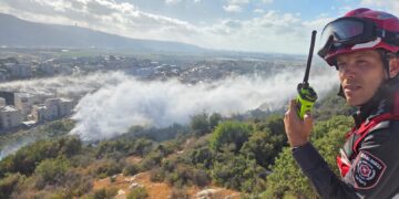 שריפת ענק ברכסים – חשד להצתה של ילדים