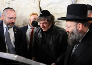 נשיא ארגנטינה נחת בישראל ונסע היישר לכותל