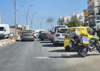 בית שמש: בן 10 נפצע קשה בתאונה ברחוב יצחק נפחא
