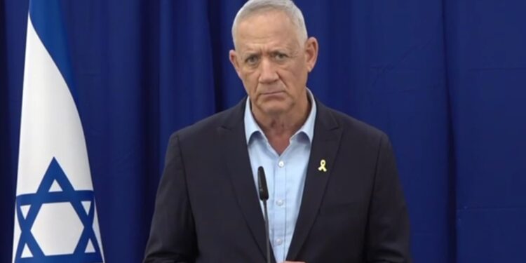 גנץ: הגיעה העת לממשלת פדיון שבויים