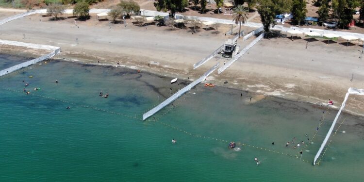 חוף נפרד בכנרת נפתח לימין ‘בין הזמנים’