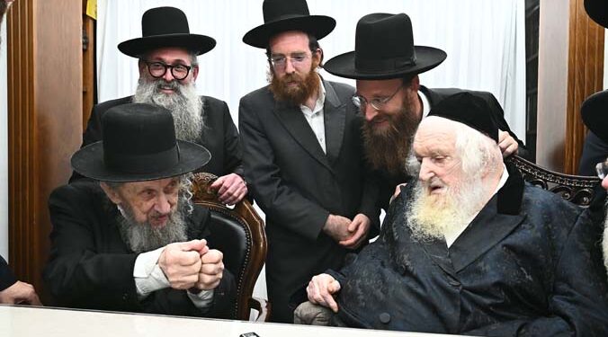 הגר”ד לנדו והגר”מ שטרנבוך דנו בדרכי הפעולות על גזירת הגיוס