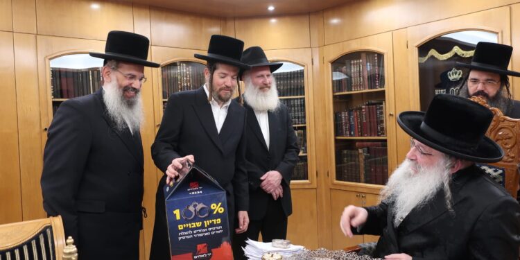 ראשי יד לאחים ממשיכים לפקוד את מעונות גדולי ישראל שליט”א
