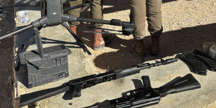 כוחות צה”ל סיכלו ניסיון הברחת אמצעי לחימה בגבול המערבי