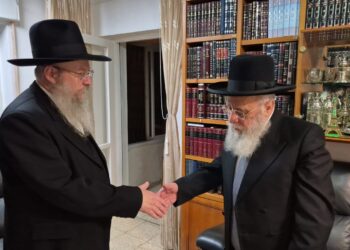 יו”ר וועד הישיבות הגיע להתייעצות דחופה אצל מרן הרשל”צ