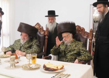 שמחת הברית לנין ונכד כ”ק האדמו”רים מויז’ניץ וסערט ויזניץ שליט”א