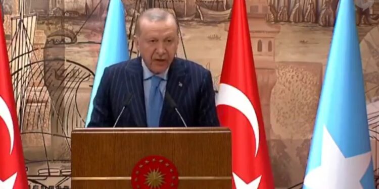 ארדואן תוקף את ישראל: מנסה לערער את היציבות בקרן אפריקה