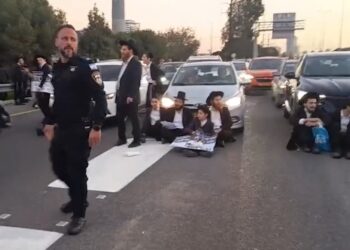 פלג הרצ”פניקים שבו וחסמו את כביש 4 למשך שעות