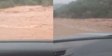 צפו: כך נראים הרגעים הדרמטיים ברכב שנסחף