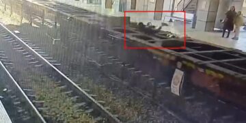 מטורף! קפץ לרכבת משא ובהמשך הועבר למשטרה