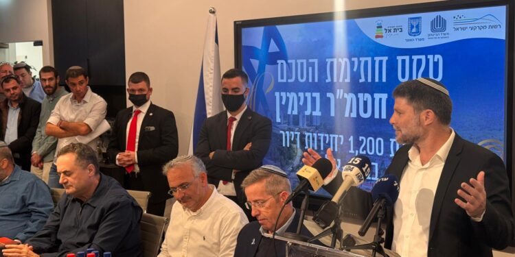 נחתם הסכם לפינוי חטמ”ר בנימין – במקום תוקם שכונה