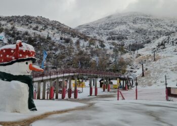 צפו: החרמון מלבין – גם המפלס התחתון מכוסה בשלג