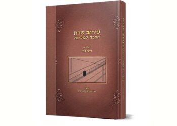 עירוב שבת הלכה למעשה /חלק א /דיני לחי