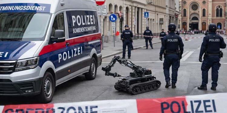 וינה: רימון יד נמצא בין שני בתי כנסת בעיר