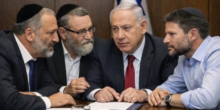 רה”מ בפגישת חרום עם גפני דרעי וסמוטריץ’ בעקבות המשבר