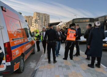 בית שמש: ילד בן 5 פונה במצב בינוני לאחר שנפגע מאוטובוס