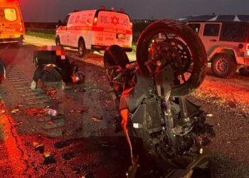 רוכב אופנוע נהרג בתאונה בכביש 6