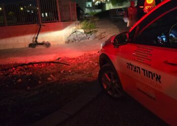 בן 14 נפגע מרכב כשרכב על קורקינט