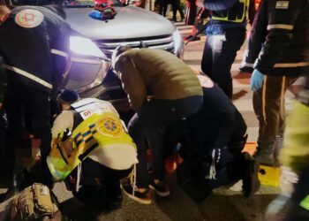 ירושלים: רוכב אופניים חשמליים נפגע ברחוב שבטי ישראל