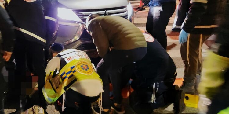 ירושלים: רוכב אופניים חשמליים נפגע ברחוב שבטי ישראל