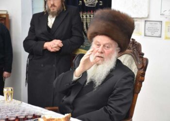 כ”ק אדמו”ר מוואסלוי שליט”א בעריכת טיש יארצייט