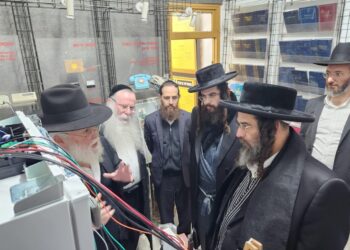 ביקור של גאב”ד ‘היכל הוראה’ בבית המכון המדעי-טכנולוגי להלכה