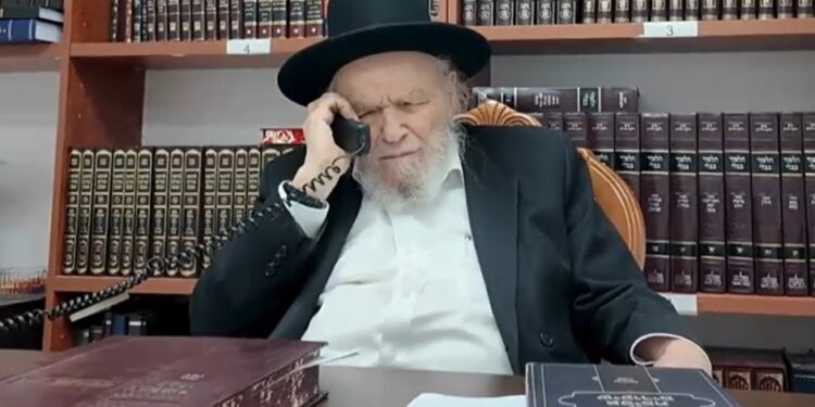 מרן הגרמ"ה הירש לאשת האברך: נעשה את המקסימום שישתחרר מהר