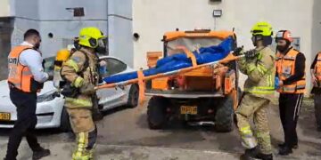 צפת: איחוד הצלה והעירייה בתרגיל שדימה רעידת אדמה