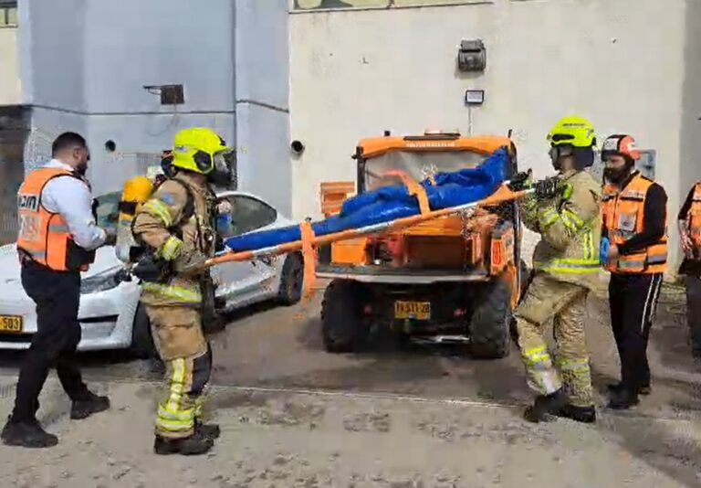צפת: איחוד הצלה והעירייה בתרגיל שדימה רעידת אדמה