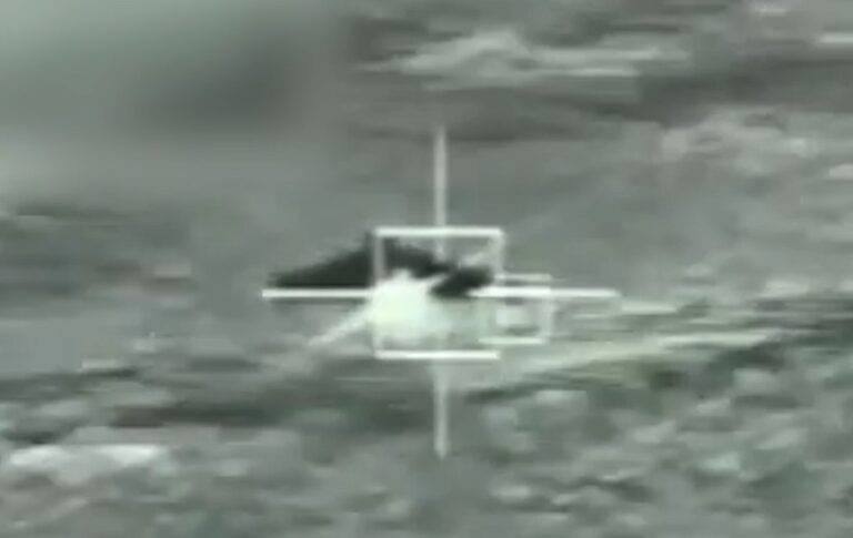 תיעוד ראשון: חיל האוויר מיירט כטב"מ ששוגר מאיראן