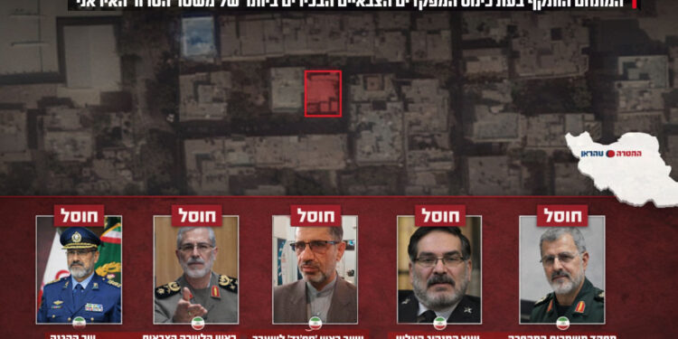 חוסלה צמרת ההנהגה הביטחונית של משטר הטרור האיראני