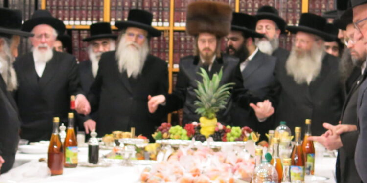 האדמו”ר מסדיגורה שליט”א בטיש טו בשבט באנטווערפן