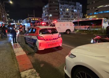 בני ברק: הולך רגל נפצע בינוני כתוצאה מפגיעת אופנוע