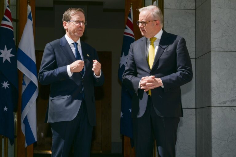 הנשיא הרצוג נפגש עם ראש משלת אוסטרליה