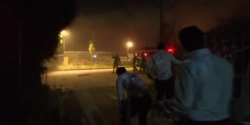 צפו: הישיבה הפכה לזירת קרב – שוטרים זרקו רימוני הלם